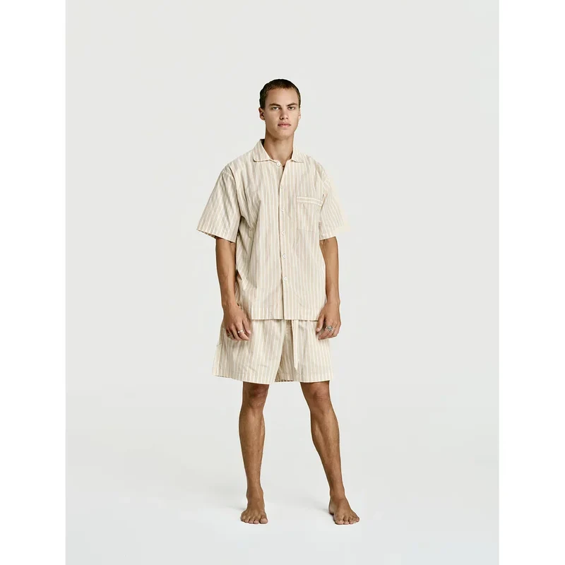 Short Sleeve & Short Set — Latte