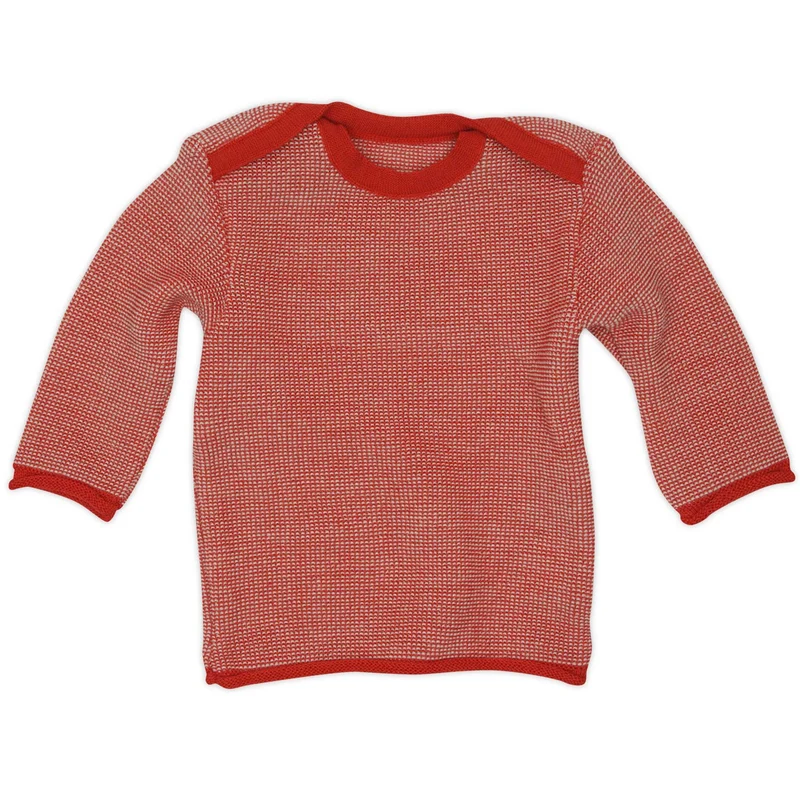 50/56 Baby Melange‑Pullover 100% Schurwolle Disana