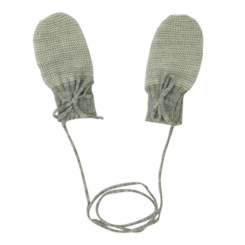 Baby Strick‑Handschuhe Schurwolle Gr. 7 cm ohne Daumen Disana