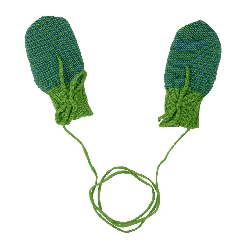 Baby Strick‑Handschuhe Schurwolle Gr. 7 cm ohne Daumen Disana