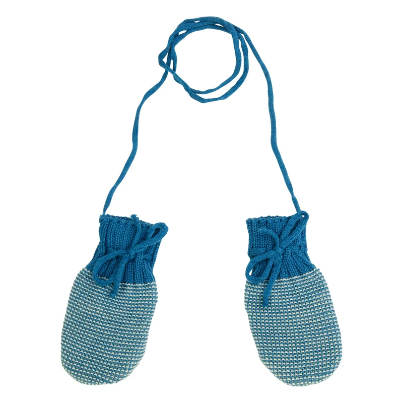 Baby Strick‑Handschuhe Schurwolle Gr. 7 cm ohne Daumen Disana