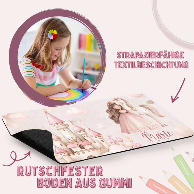 Schreibtischunterlage Prinzessin