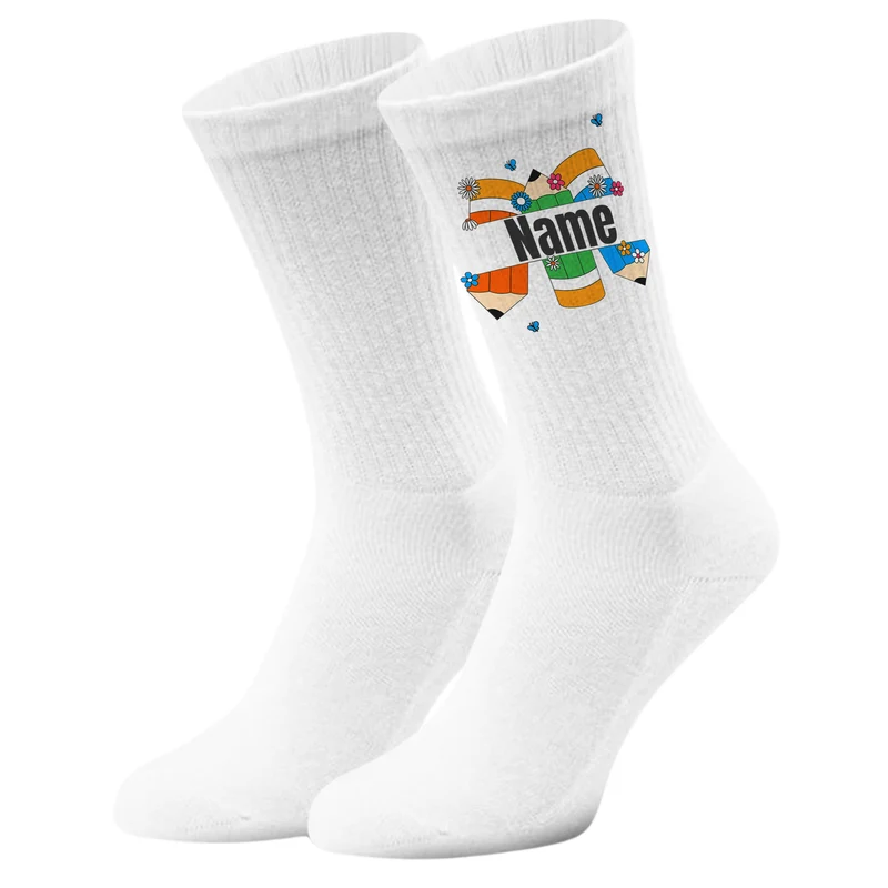 Socken mit buntem Motiv - Deine persönliche Note