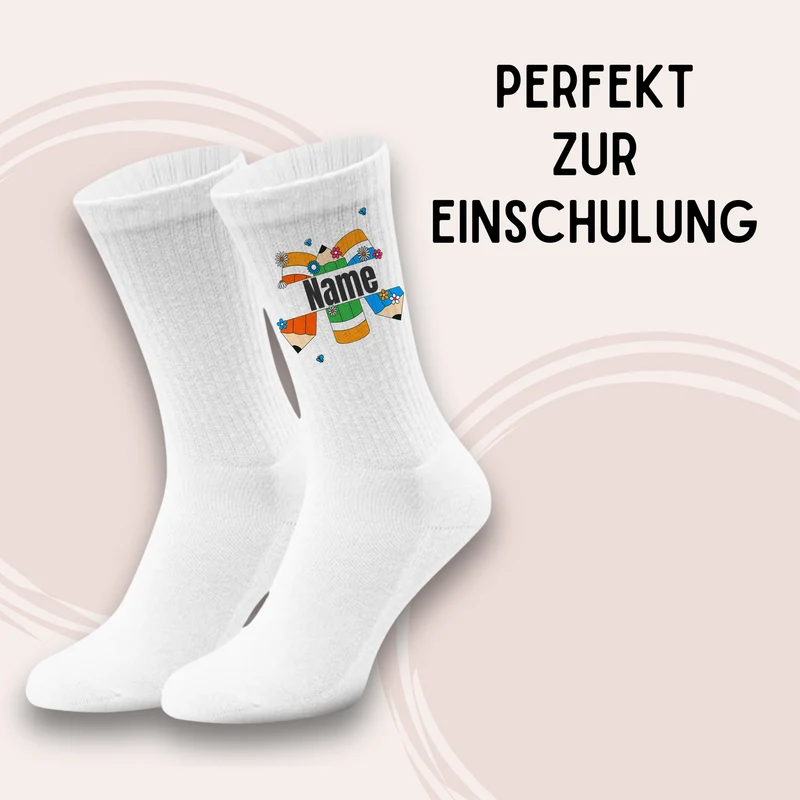 Socken mit buntem Motiv - Deine persönliche Note