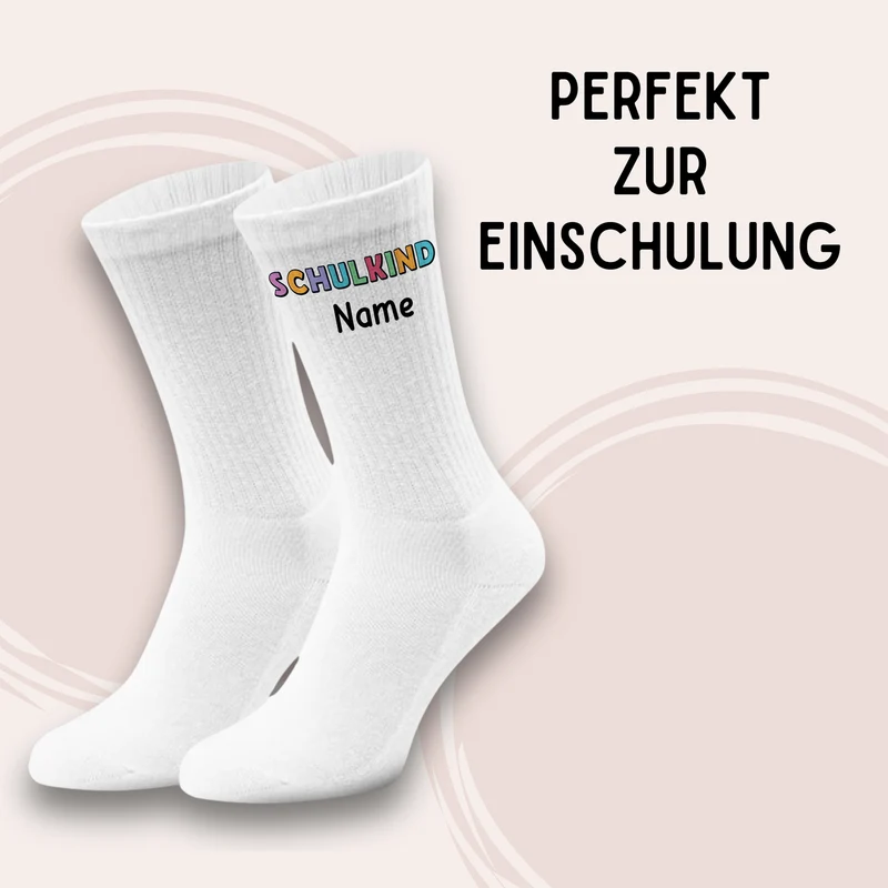 Socken Schulkind - Ein persönlicher Begleiter für den Schulstart
