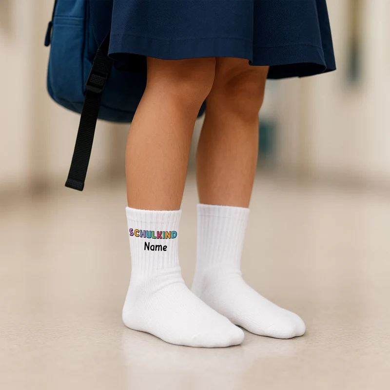 Socken Schulkind - Ein persönlicher Begleiter für den Schulstart