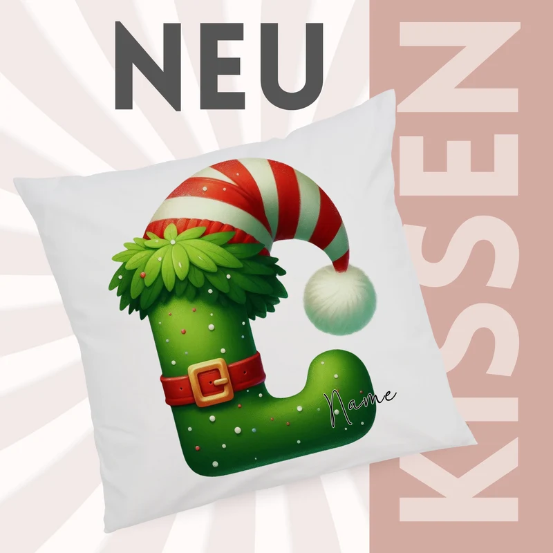 Kissenbezug Buchstabe L