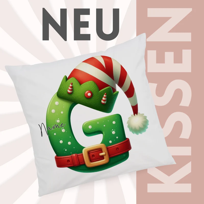 Kissenbezug Buchstabe G