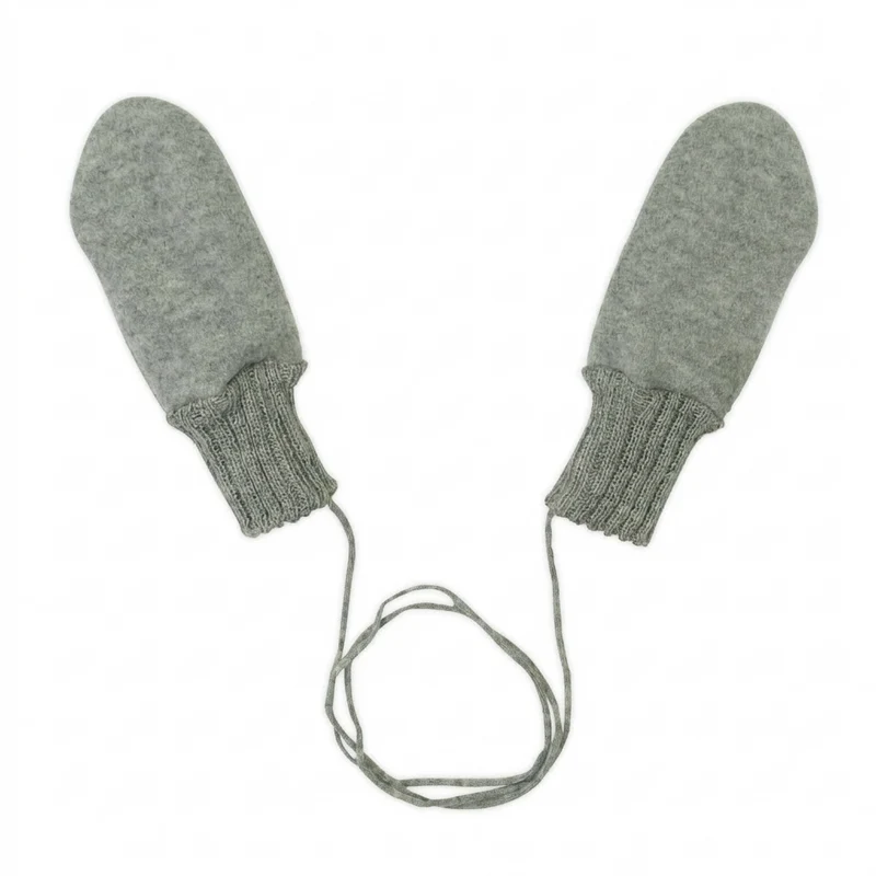 Baby Walk‑Handschuhe Schurwolle Natur Gr. 8 cm Disana
