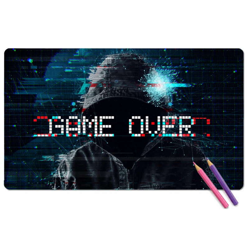 Schreibtischunterlage Game Over