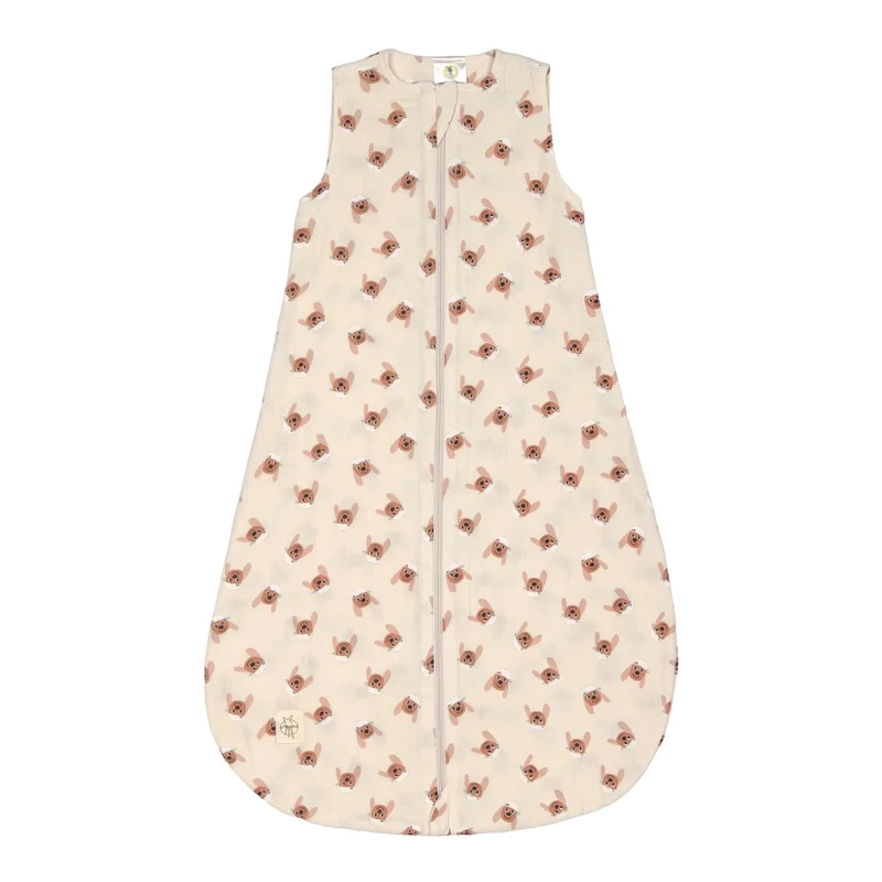 LÄSSIG Muslin Schlafsack - Tiny Team Dog