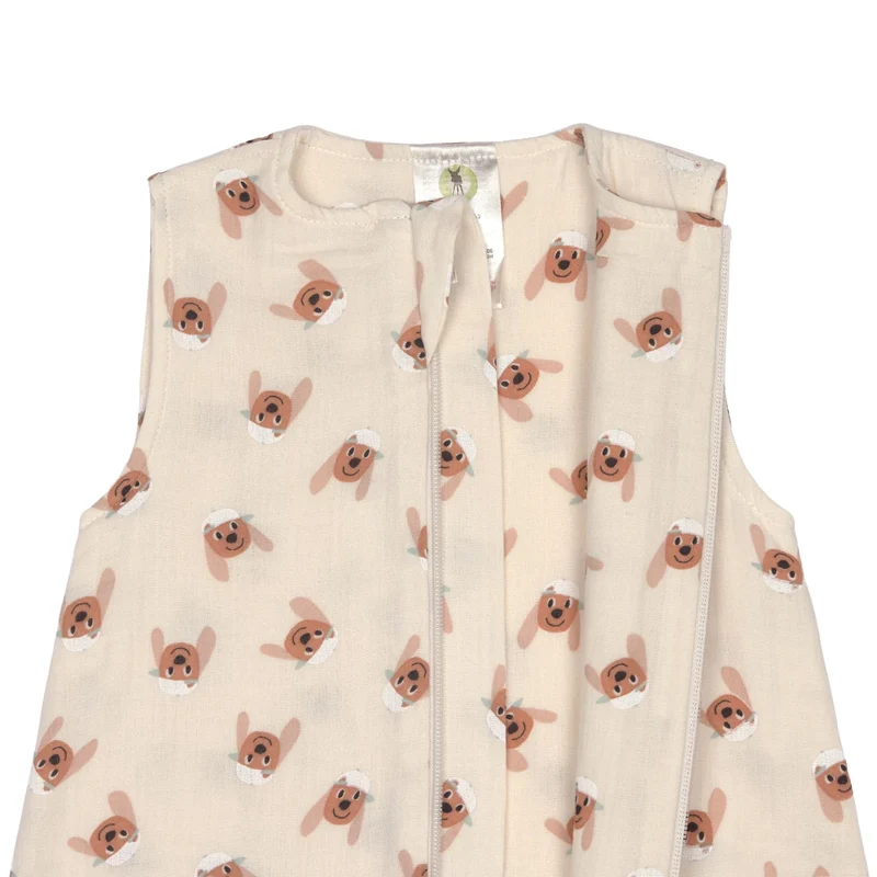LÄSSIG Muslin Schlafsack - Tiny Team Dog