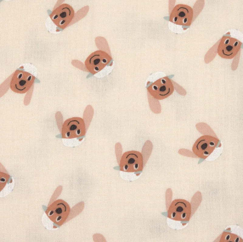 LÄSSIG Muslin Schlafsack - Tiny Team Dog