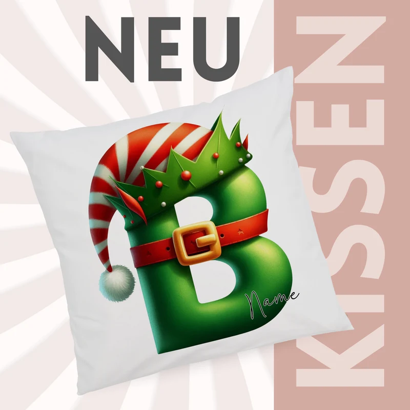 Kissenbezug Buchstabe B