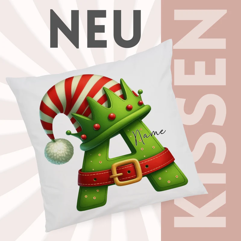 Kissenbezug Buchstabe A