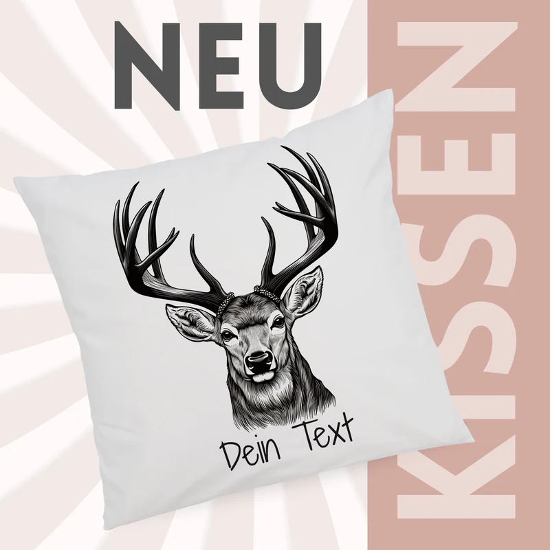 Kissenbezug Hirsch - Ein kraftvoller Begleiter für dein Zuhause