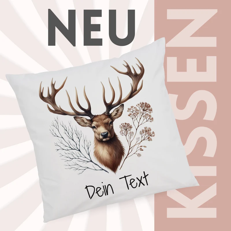 Kissenbezug Reh