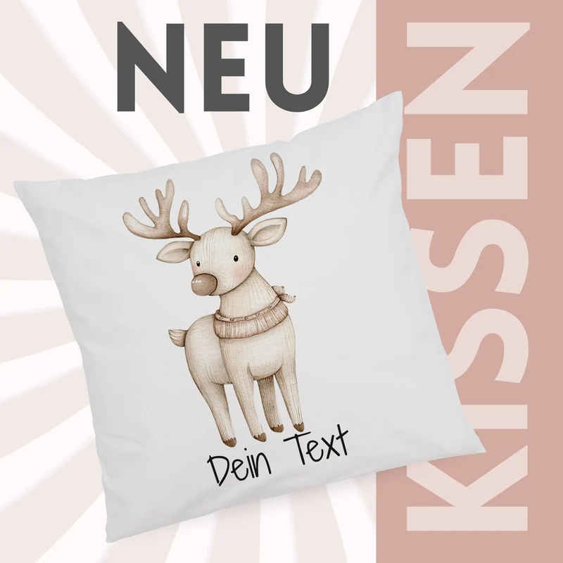 Kissenbezug Reh - Für kuschelige Abende