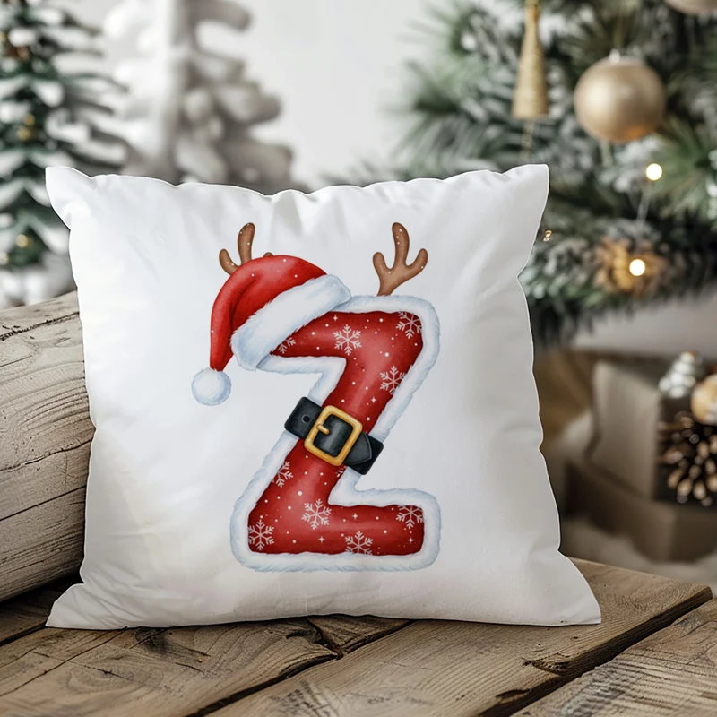 Weihnachts Kissenbezug Buchstabe Z