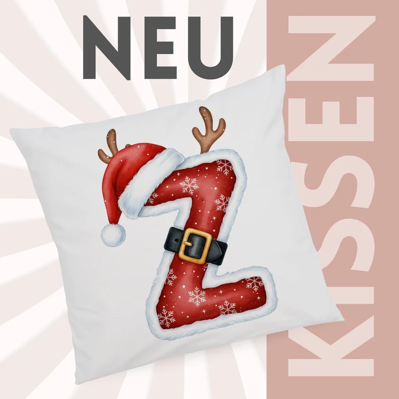 Weihnachts Kissenbezug Buchstabe Z