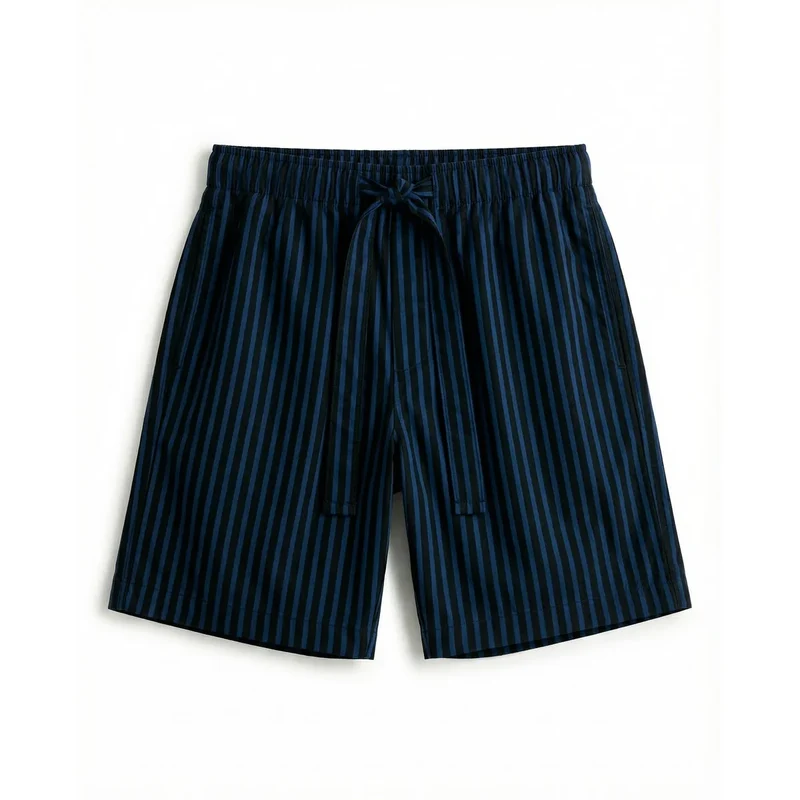 Sleep Short — Navy Stripe