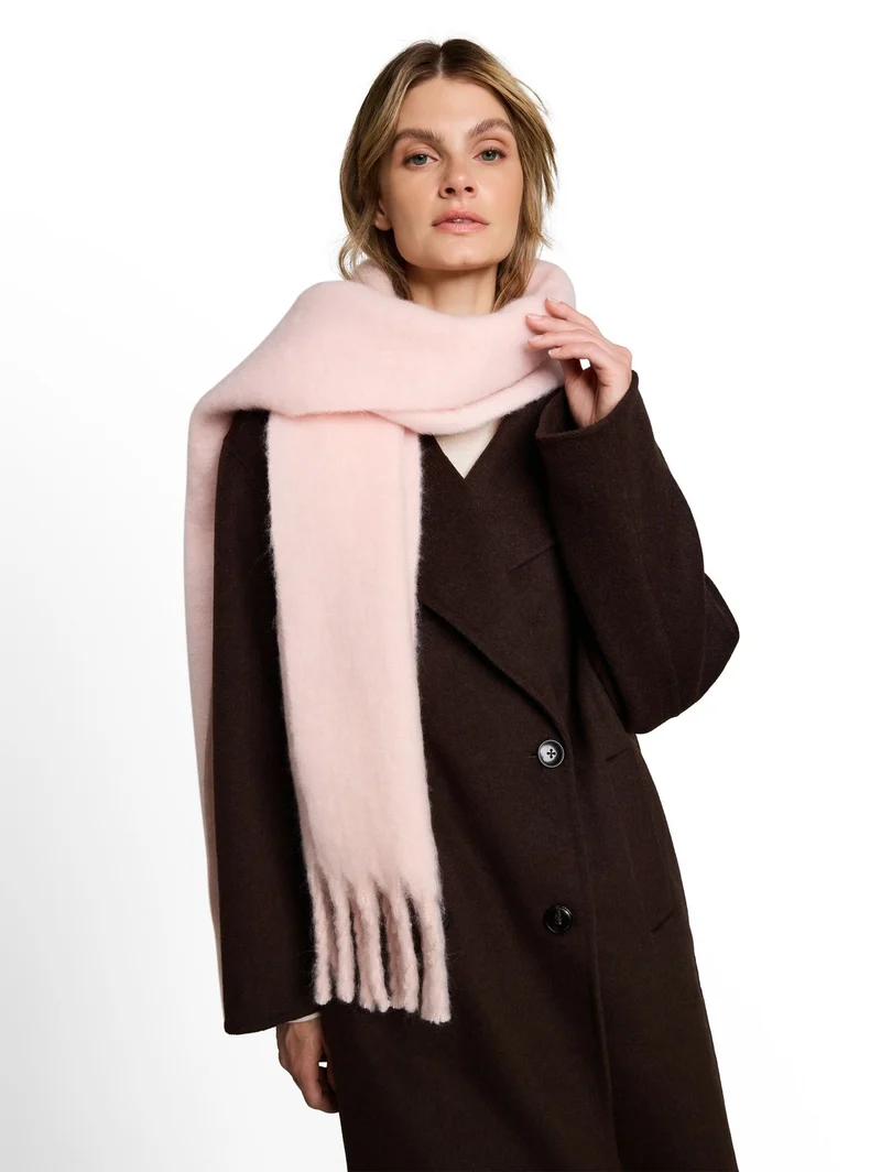 Cosy Schal mit Fransen