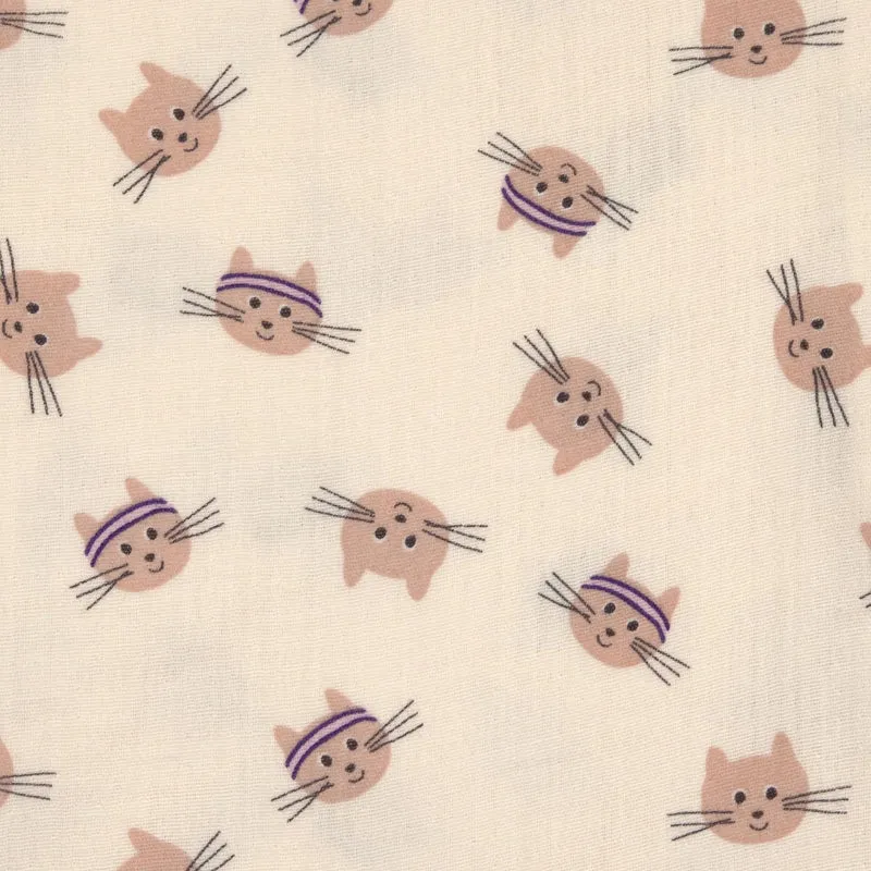 LÄSSIG Muslin Schlafsack - Tiny Team Cat