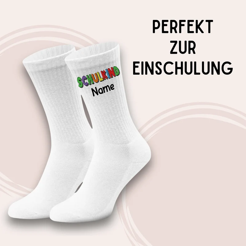 Socken Schulkind - Ein persönlicher Begleiter für kleine Abenteurer