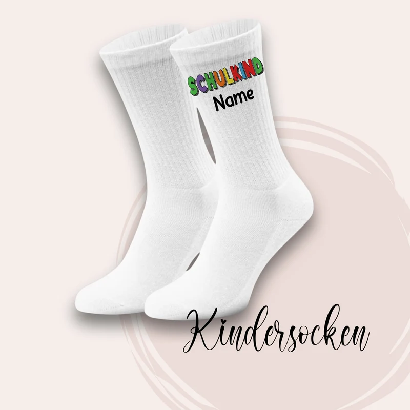 Socken Schulkind - Ein persönlicher Begleiter für kleine Abenteurer