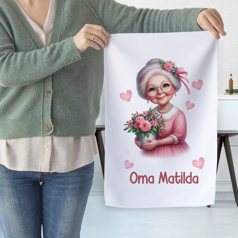 Geschirrtuch Oma Matilda - Für liebevolle Küchenmomente
