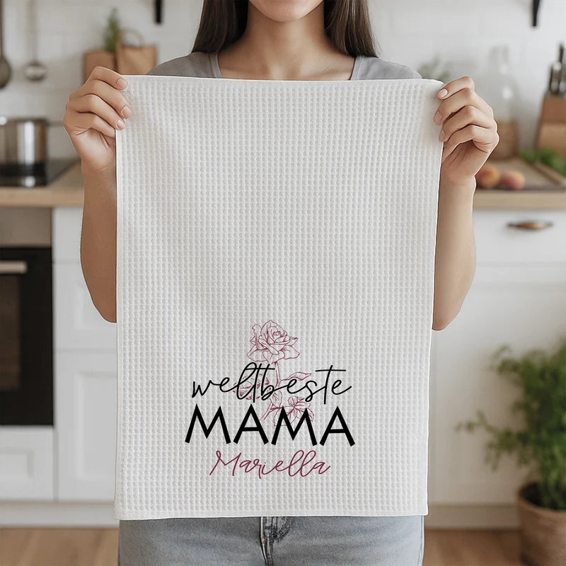 Geschirrtuch Weltbeste Mama