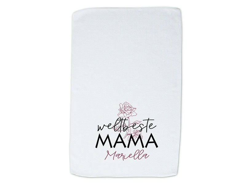 Geschirrtuch Weltbeste Mama