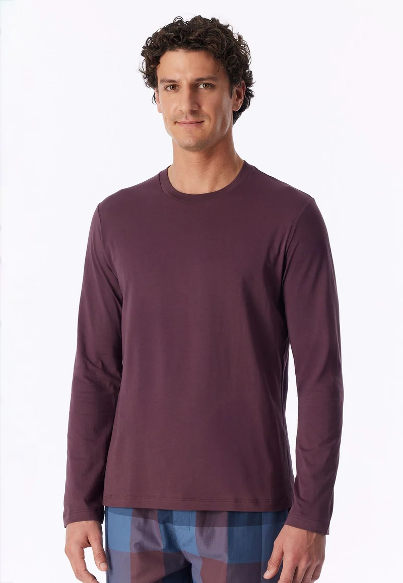 Langarmshirt Rundhals