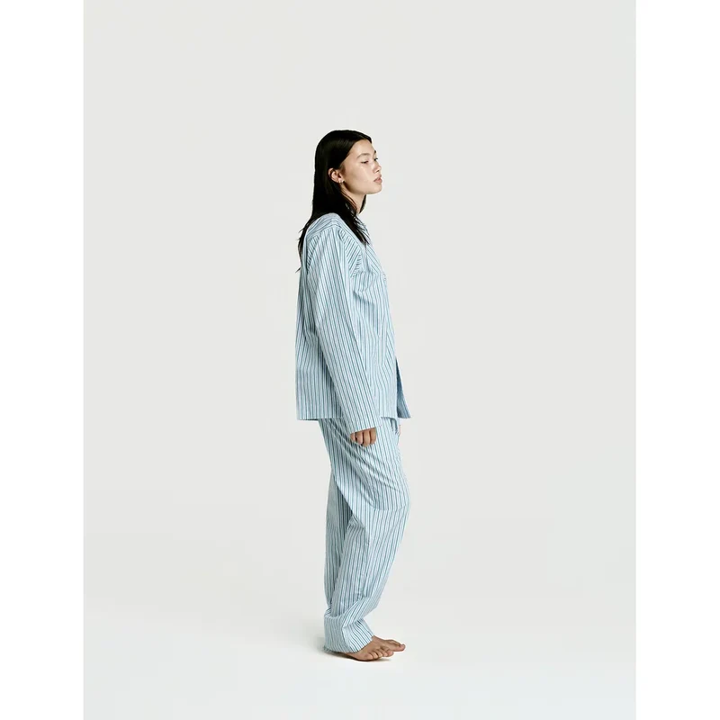Long Sleeve Shirt — Green Stripe