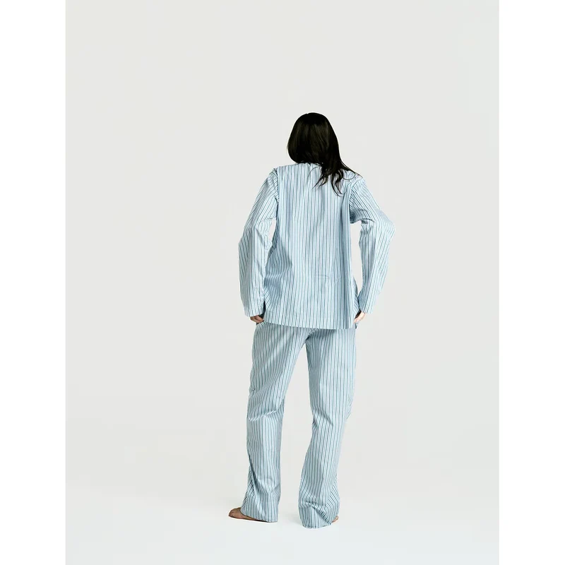 Long Sleeve Shirt — Green Stripe