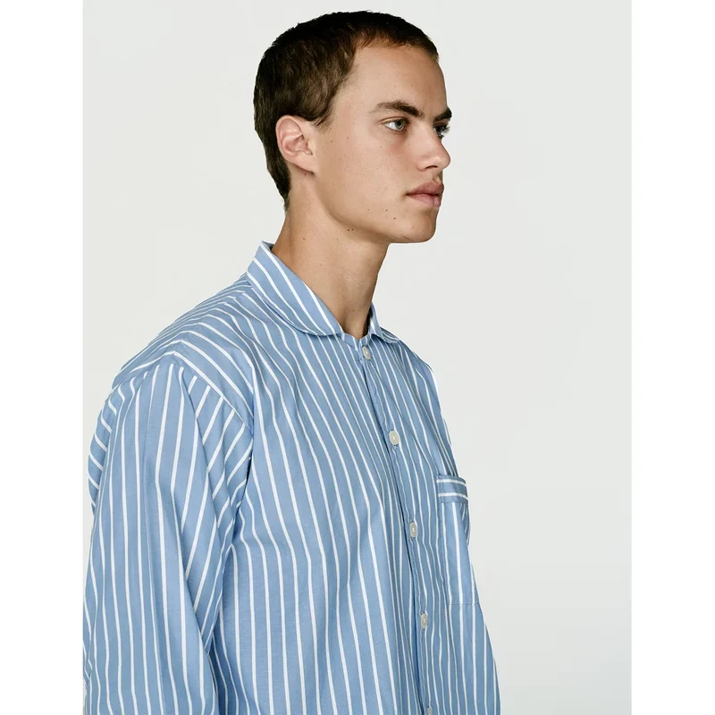 Long Sleeve Shirt — Sky Stripe