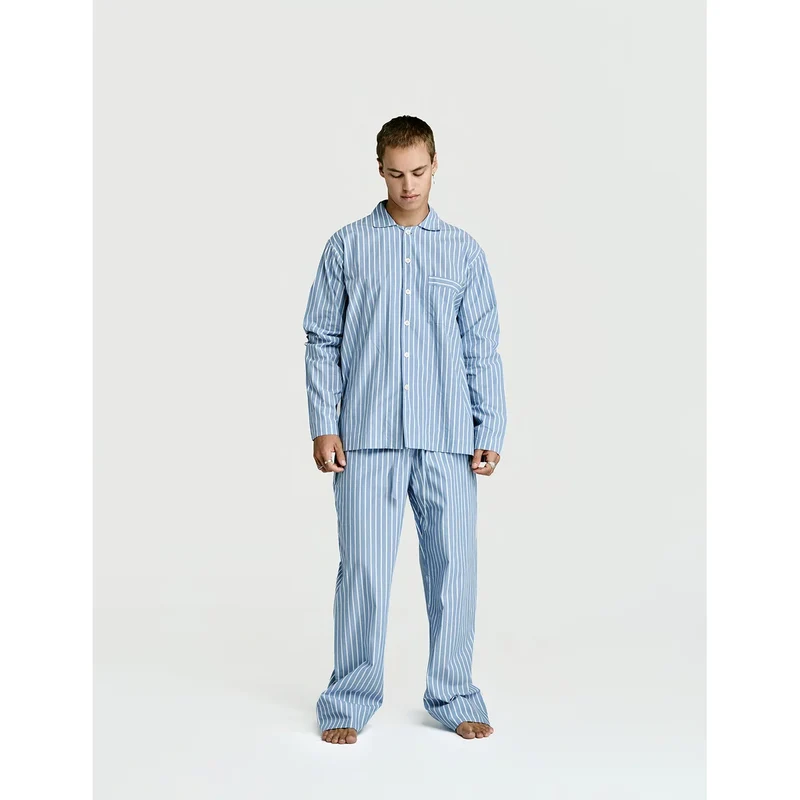 Long Sleeve Shirt — Sky Stripe