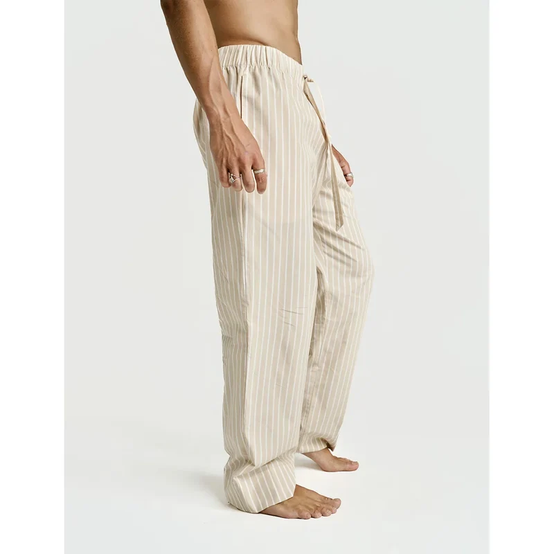 Sleep Pant — Latte Stripe