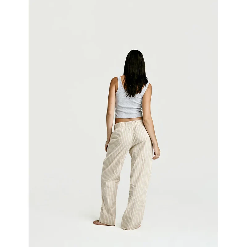 Sleep Pant — Latte Stripe