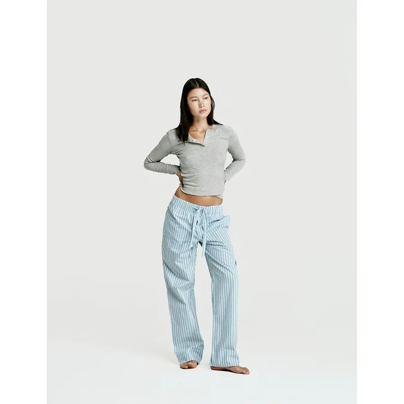 Sleep Pant — Green Stripe