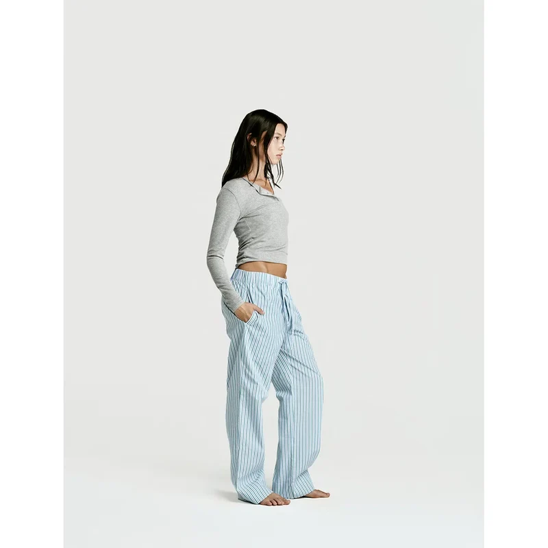 Sleep Pant — Green Stripe