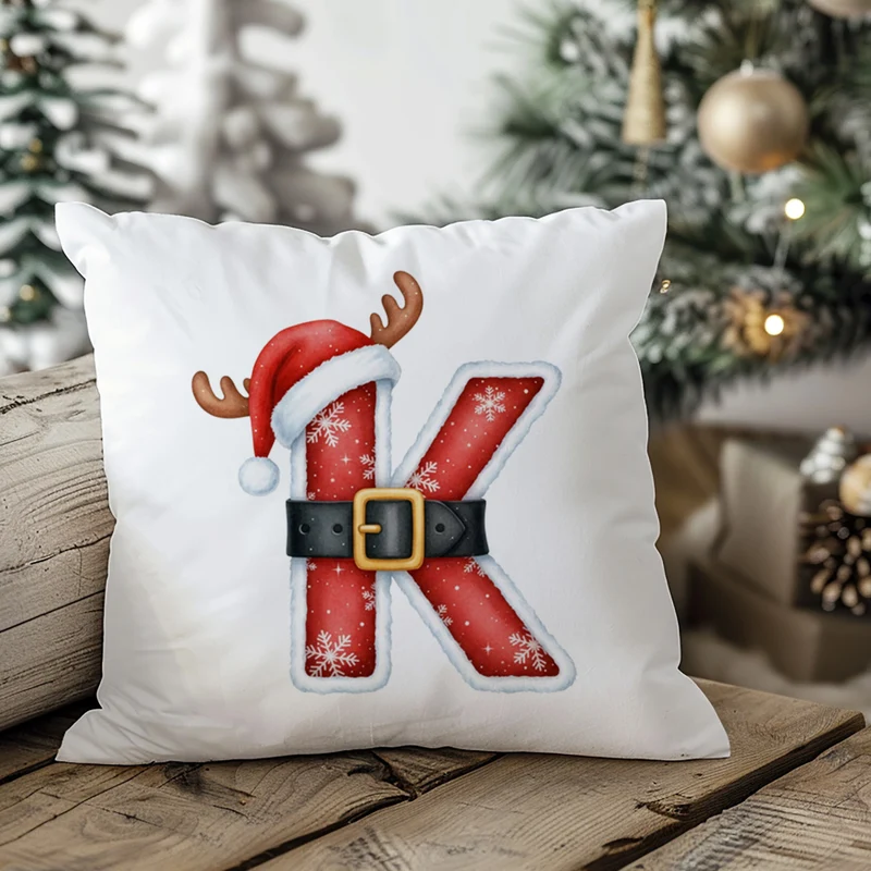Weihnachts Kissenbezug Buchstabe K
