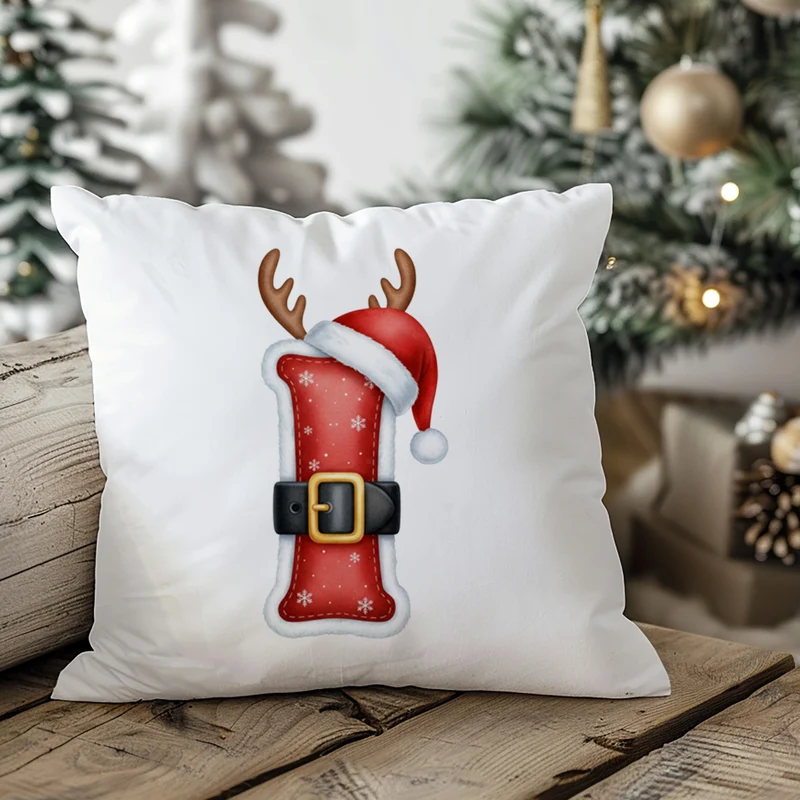 Weihnachts Kissenbezug Buchstabe I