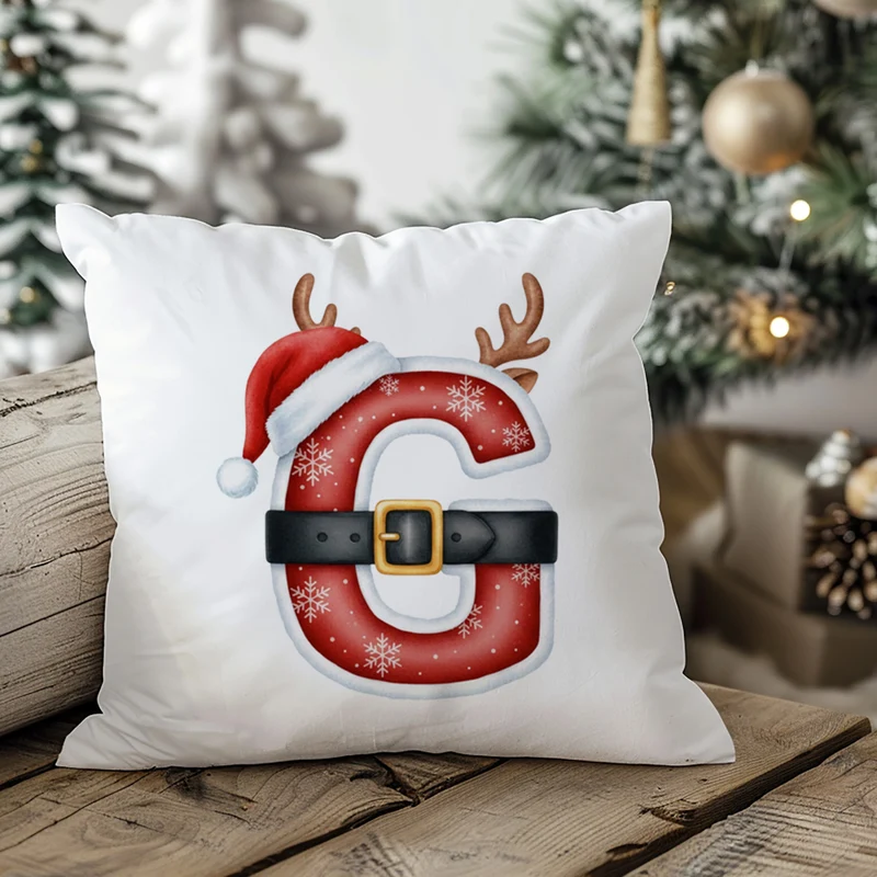 Weihnachts Kissenbezug Buchstabe G