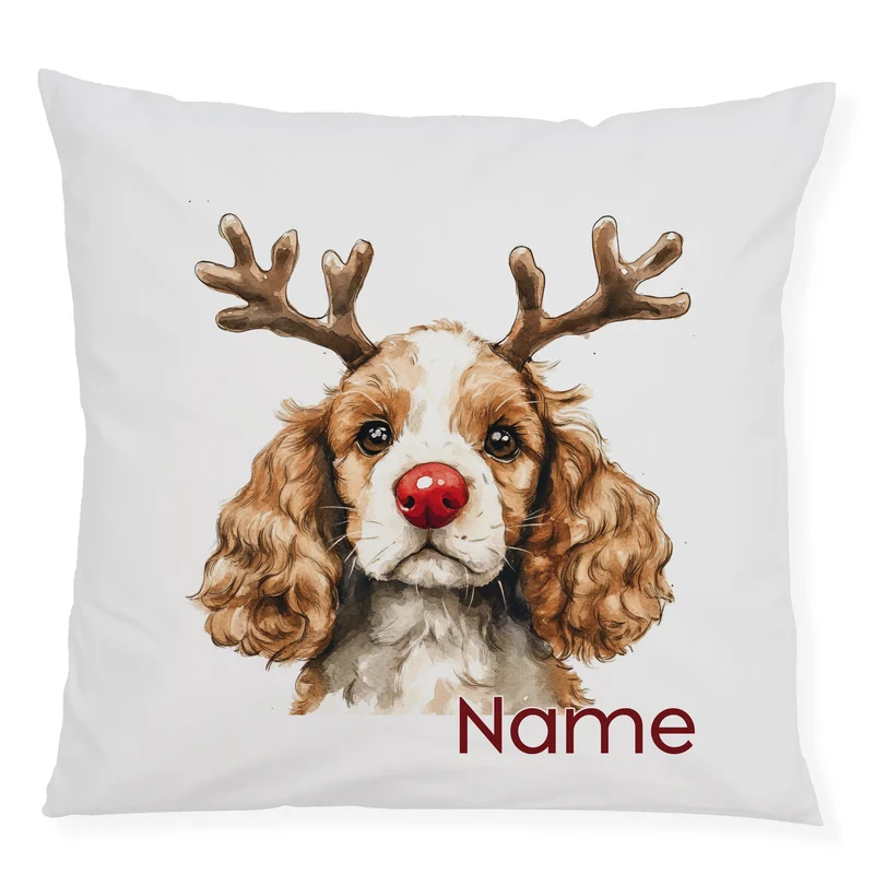 Kissenbezug Weihnachten Hund Cocker Spaniel
