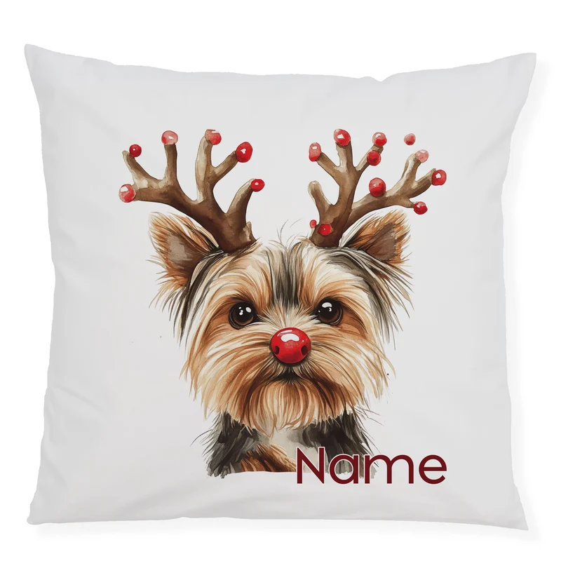 Kissenbezug Weihnachten Yorkshire Terrier