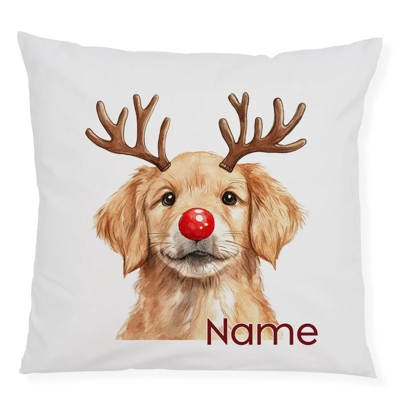 Kissenbezug Weihnachten Golden Retriever