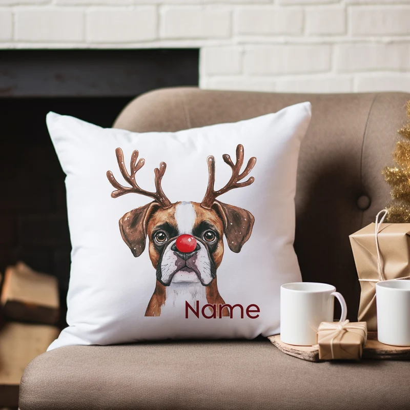 Kissenbezug Weihnachten Boxer