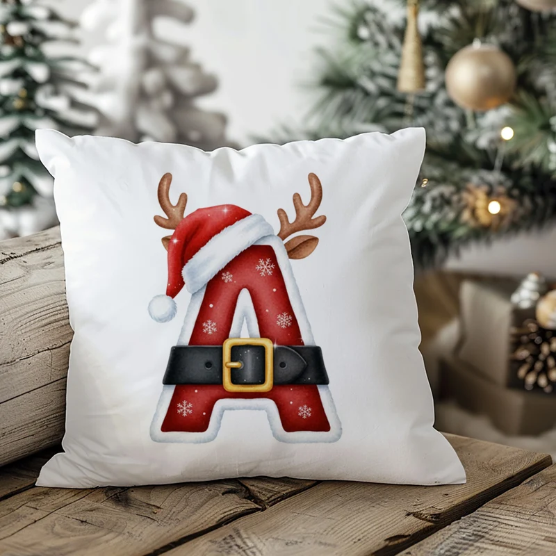 Weihnachts Kissenbezug Buchstabe A