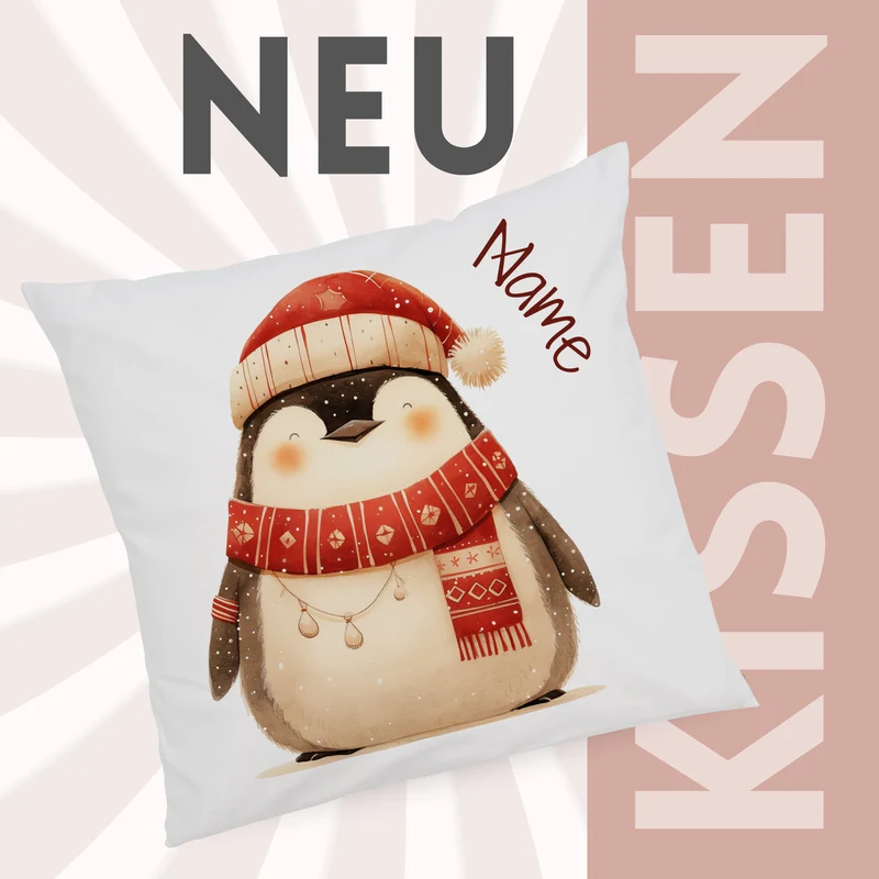 Kissenbezug Pinguin